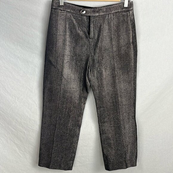Chloe metallic lame pant crop 38 - Picture 3 of 10